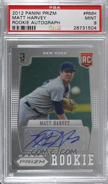 2012 Panini Prizm - Rookie Autographs #RMH - Matt Harvey [PSA 9 MINT]