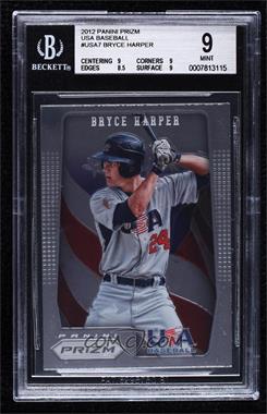 2012 Panini Prizm - USA Baseball #USA7 - Bryce Harper [BGS 9 MINT]