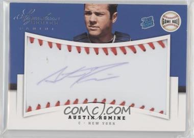 2012 Panini Signature Series - [Base] - Game Ball #104 - Rated Rookie Autograph - Austin Romine /299