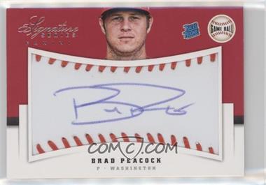 2012 Panini Signature Series - [Base] - Game Ball #105 - Rated Rookie Autograph - Brad Peacock /299
