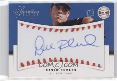 2012 Panini Signature Series - [Base] - Game Ball #110 - Rated Rookie Autograph - David Phelps /299