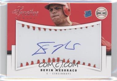 2012 Panini Signature Series - [Base] - Game Ball #112 - Rated Rookie Autograph - Devin Mesoraco /299