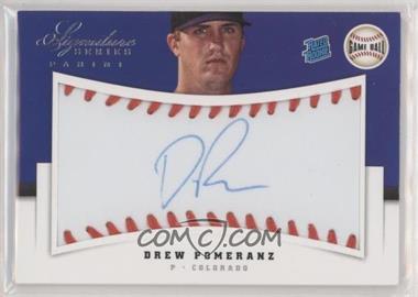 2012 Panini Signature Series - [Base] - Game Ball #114 - Rated Rookie Autograph - Drew Pomeranz /299