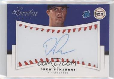 2012 Panini Signature Series - [Base] - Game Ball #114 - Rated Rookie Autograph - Drew Pomeranz /299