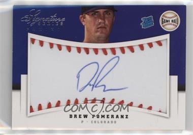 2012 Panini Signature Series - [Base] - Game Ball #114 - Rated Rookie Autograph - Drew Pomeranz /299 [EX to NM]