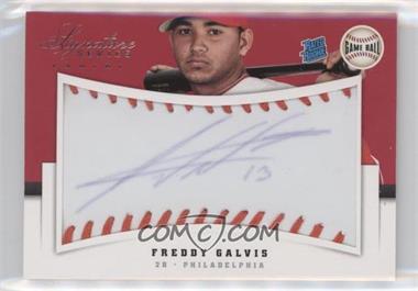 2012 Panini Signature Series - [Base] - Game Ball #117 - Rated Rookie Autograph - Freddy Galvis /299