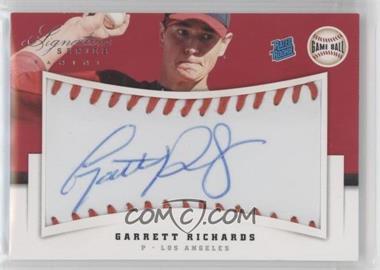 2012 Panini Signature Series - [Base] - Game Ball #118 - Rated Rookie Autograph - Garrett Richards /299