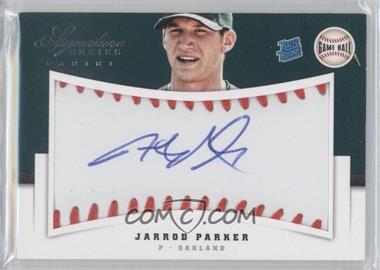 2012 Panini Signature Series - [Base] - Game Ball #120 - Rated Rookie Autograph - Jarrod Parker /299