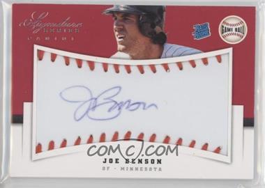 2012 Panini Signature Series - [Base] - Game Ball #123 - Rated Rookie Autograph - Joe Benson /299