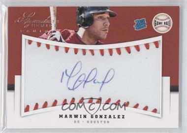 2012 Panini Signature Series - [Base] - Game Ball #134 - Rated Rookie Autograph - Marwin Gonzalez /299