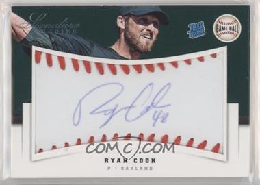 2012 Panini Signature Series - [Base] - Game Ball #140 - Rated Rookie Autograph - Ryan Cook /299