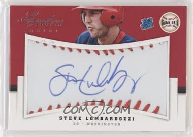 2012 Panini Signature Series - [Base] - Game Ball #141 - Rated Rookie Autograph - Steve Lombardozzi /299