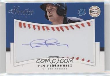 2012 Panini Signature Series - [Base] - Game Ball #143 - Rated Rookie Autograph - Tim Federowicz /299