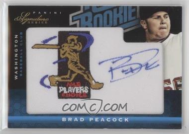 2012 Panini Signature Series - [Base] - MLBPA Patch #105 - Rated Rookie Autograph - Brad Peacock /299