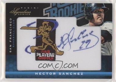 2012 Panini Signature Series - [Base] - MLBPA Patch #119 - Rated Rookie Autograph - Hector Sanchez /299