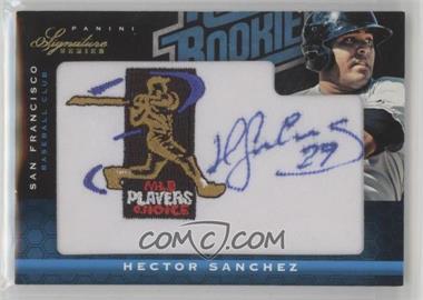 2012 Panini Signature Series - [Base] - MLBPA Patch #119 - Rated Rookie Autograph - Hector Sanchez /299