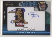 Rated Rookie Autograph - Jemile Weeks #/299