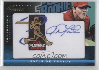 2012 Panini Signature Series - [Base] - MLBPA Patch #129 - Rated Rookie Autograph - Justin De Fratus /299
