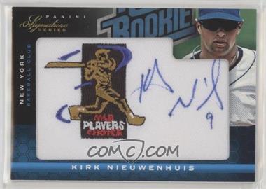 2012 Panini Signature Series - [Base] - MLBPA Patch #131 - Rated Rookie Autograph - Kirk Nieuwenhuis /299