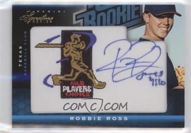 2012 Panini Signature Series - [Base] - MLBPA Patch #139 - Rated Rookie Autograph - Robbie Ross /299
