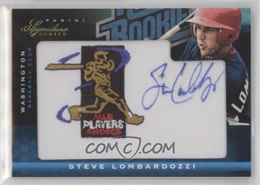 2012 Panini Signature Series - [Base] - MLBPA Patch #141 - Rated Rookie Autograph - Steve Lombardozzi /299