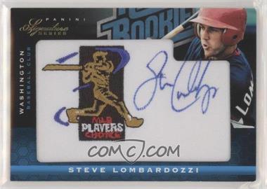 2012 Panini Signature Series - [Base] - MLBPA Patch #141 - Rated Rookie Autograph - Steve Lombardozzi /299