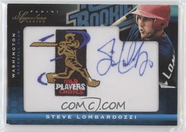 2012 Panini Signature Series - [Base] - MLBPA Patch #141 - Rated Rookie Autograph - Steve Lombardozzi /299