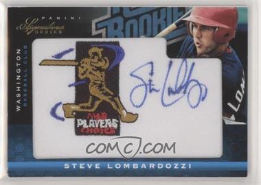 2012 Panini Signature Series - [Base] - MLBPA Patch #141 - Rated Rookie Autograph - Steve Lombardozzi /299