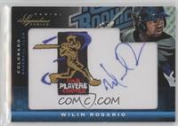 Rated Rookie Autograph - Wilin Rosario #/299