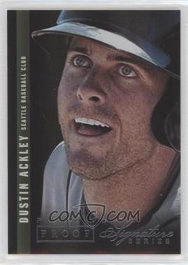2012 Panini Signature Series - [Base] - Silver Proof #37 - Dustin Ackley /25
