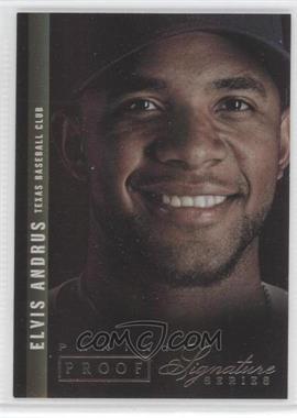 2012 Panini Signature Series - [Base] - Silver Proof #40 - Elvis Andrus /25