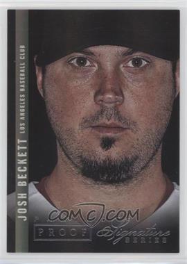 2012 Panini Signature Series - [Base] - Silver Proof #64 - Josh Beckett /25