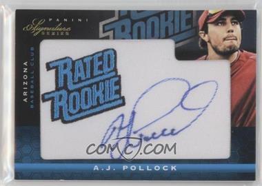 2012 Panini Signature Series - [Base] #101 - Rated Rookie Autograph - A.J. Pollock /299