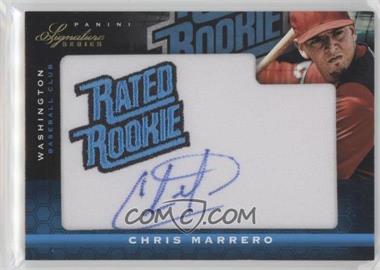 2012 Panini Signature Series - [Base] #107 - Rated Rookie Autograph - Chris Marrero /299