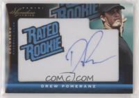 Rated Rookie Autograph - Drew Pomeranz [EX to NM] #/299