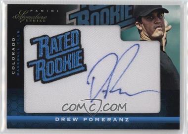 2012 Panini Signature Series - [Base] #114 - Rated Rookie Autograph - Drew Pomeranz /299