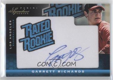 2012 Panini Signature Series - [Base] #118 - Rated Rookie Autograph - Garrett Richards /299