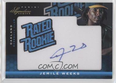 2012 Panini Signature Series - [Base] #121 - Rated Rookie Autograph - Jemile Weeks /299