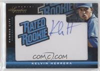 Rated Rookie Autograph - Kelvin Herrera #/299