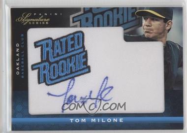 2012 Panini Signature Series - [Base] #144 - Rated Rookie Autograph - Tom Milone /299