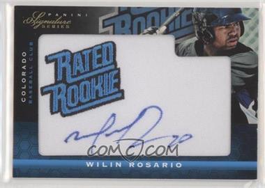 2012 Panini Signature Series - [Base] #149 - Rated Rookie Autograph - Wilin Rosario /299