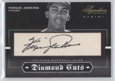 2012 Panini Signature Series - Diamond Cuts Cut Autographs #25 - Fergie Jenkins /25