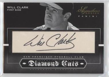 2012 Panini Signature Series - Diamond Cuts Cut Autographs #74 - Will Clark /25