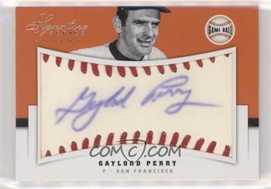 2012 Panini Signature Series - Game Ball Signatures #40 - Gaylord Perry /25