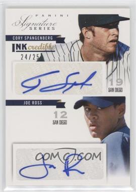 2012 Panini Signature Series - Inkcredible - Combos #9 - Joe Ross, Cory Spangenberg /25