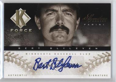 2012 Panini Signature Series - K Force - Platinum Proof #4 - Bert Blyleven /25