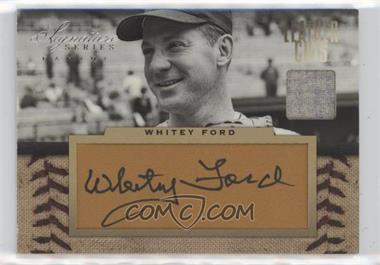 2012 Panini Signature Series - Leather Cuts - Jerseys #30 - Whitey Ford /25