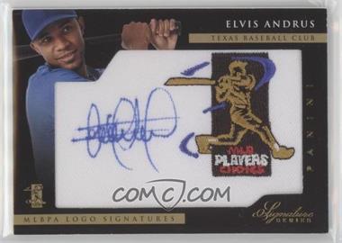 2012 Panini Signature Series - MLBPA Logo Patch Signatures #26 - Elvis Andrus /49