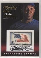 Neftali Feliz (1959 American Flag Stamp) #/50