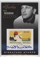 Phil Niekro (1969 Baseball Stamp) [EX to NM] #/25